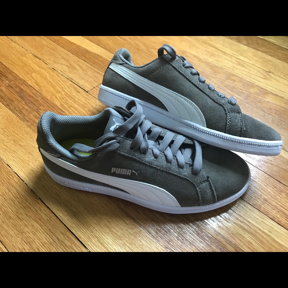 Puma Casual Suede Shoe Grey Brown 6 Men’s